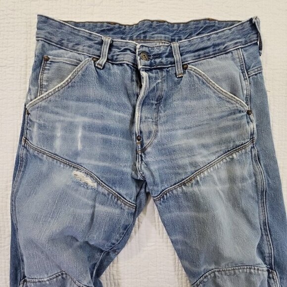 G Star Raw Men's Jeans Size 32x28 Reinforced Crotch and Knees EUC Streetwear - Picture 10 of 15